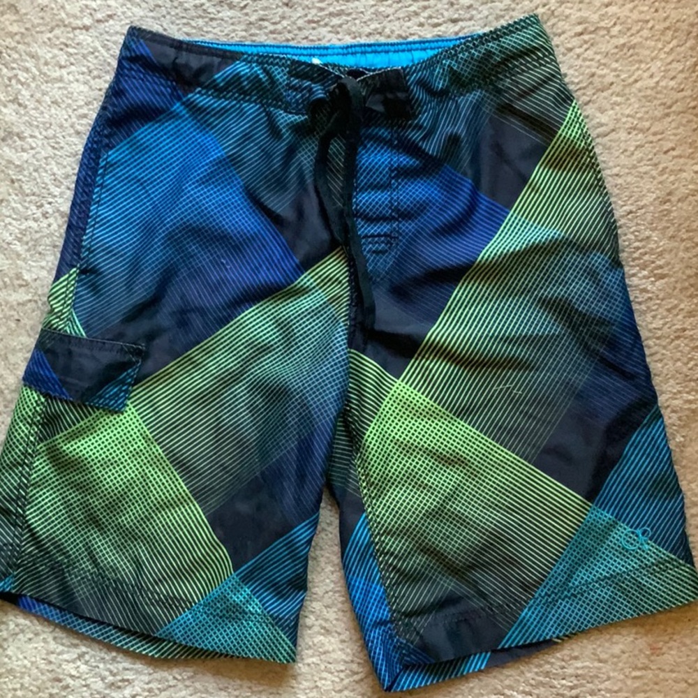Ocean Pacific Swim Trunks Boys Sz. S 28-30. Pre-Owned Good Condition.